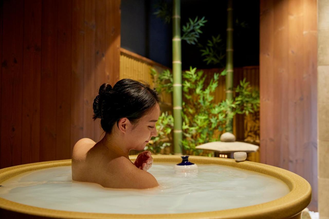 大阪古今 天下茶屋 With A Private Parking Lot And A Half Open-Air Bath And Direct To Kix别墅 外观 照片